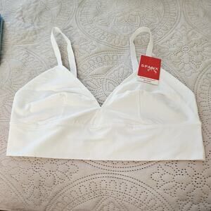 SPANX Womens Bralette Size L White 30048R